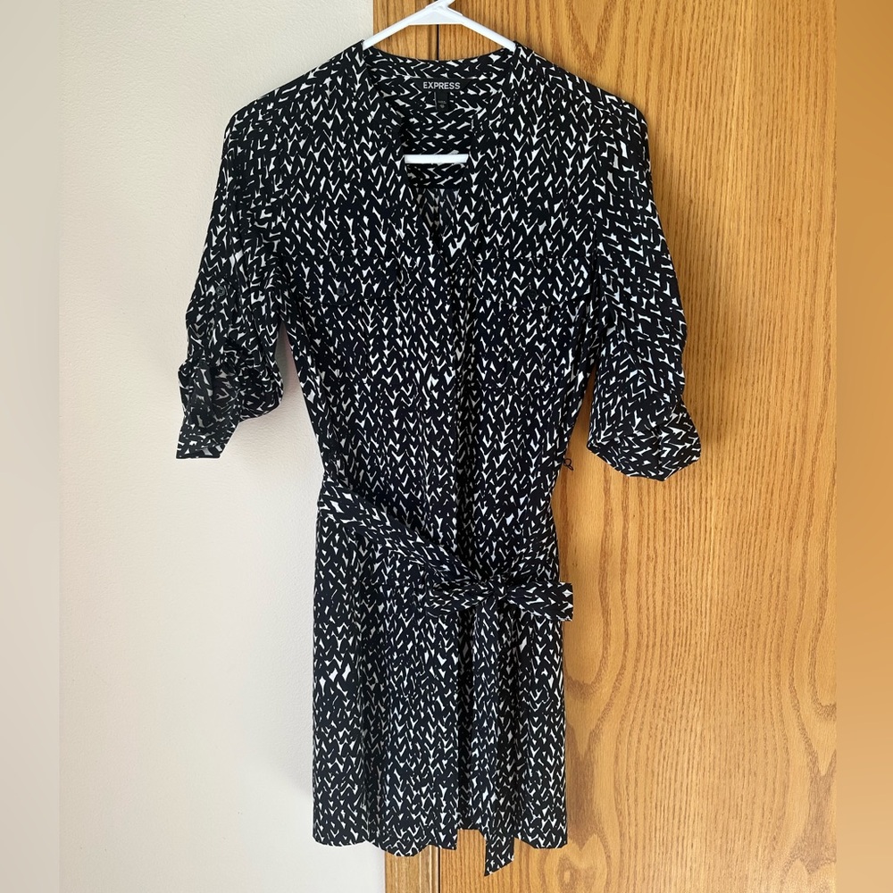 Women’s Express Button Down Shirt Dress